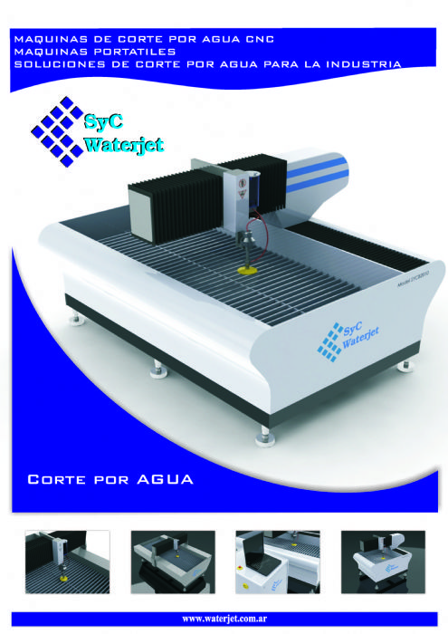 Máquina de Corte por Agua - Waterjet